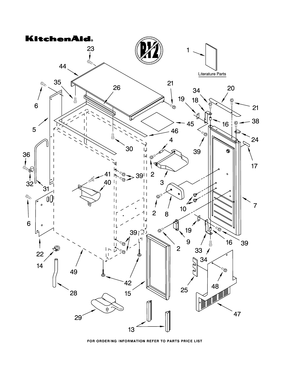 KITCHENAID KUIS155HPB4 User Manual | 8 pages