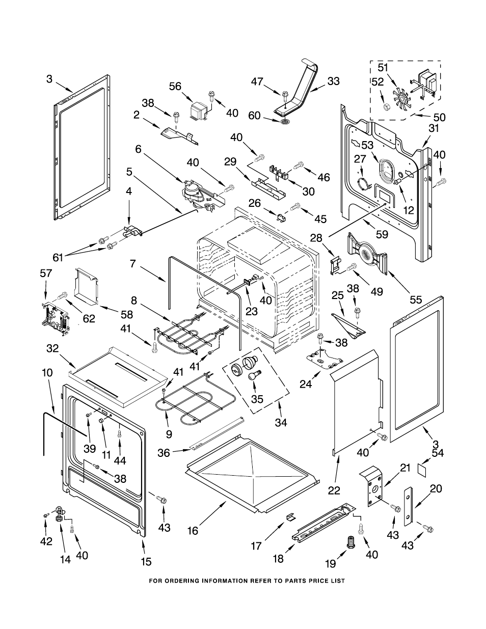 Chassis, Chassis parts | KITCHENAID KERA205PBL1 User Manual | Page 3 / 8