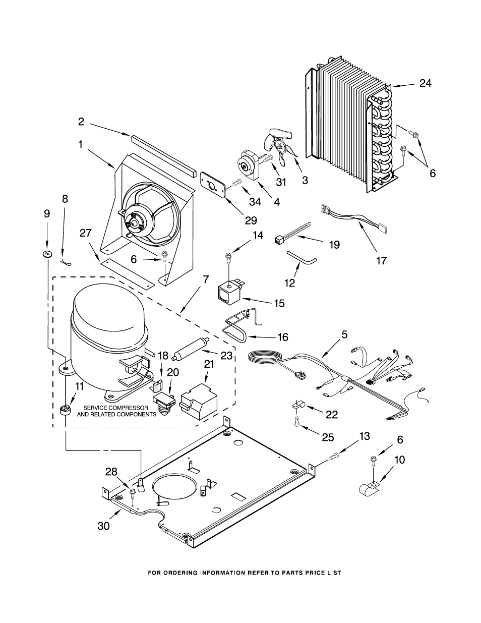 Unit, Unit parts | KITCHENAID KUIS15NRHT9 User Manual | Page 7 / 9