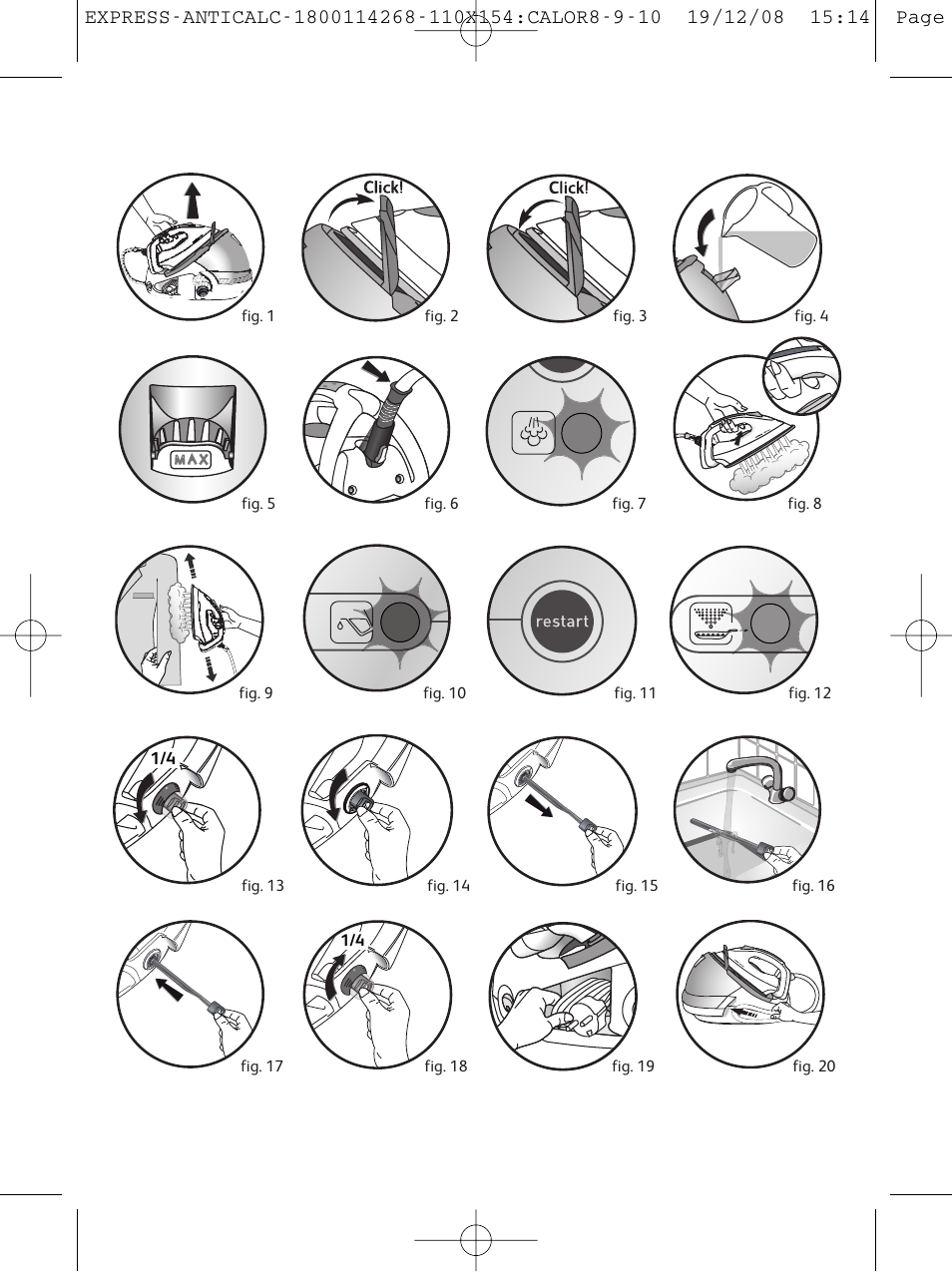 Tefal GV 7250 User Manual | Page 4 / 134