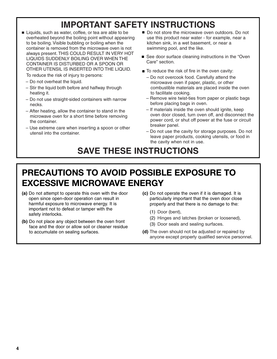 KITCHENAID KEHV309 User Manual | Page 4 / 28