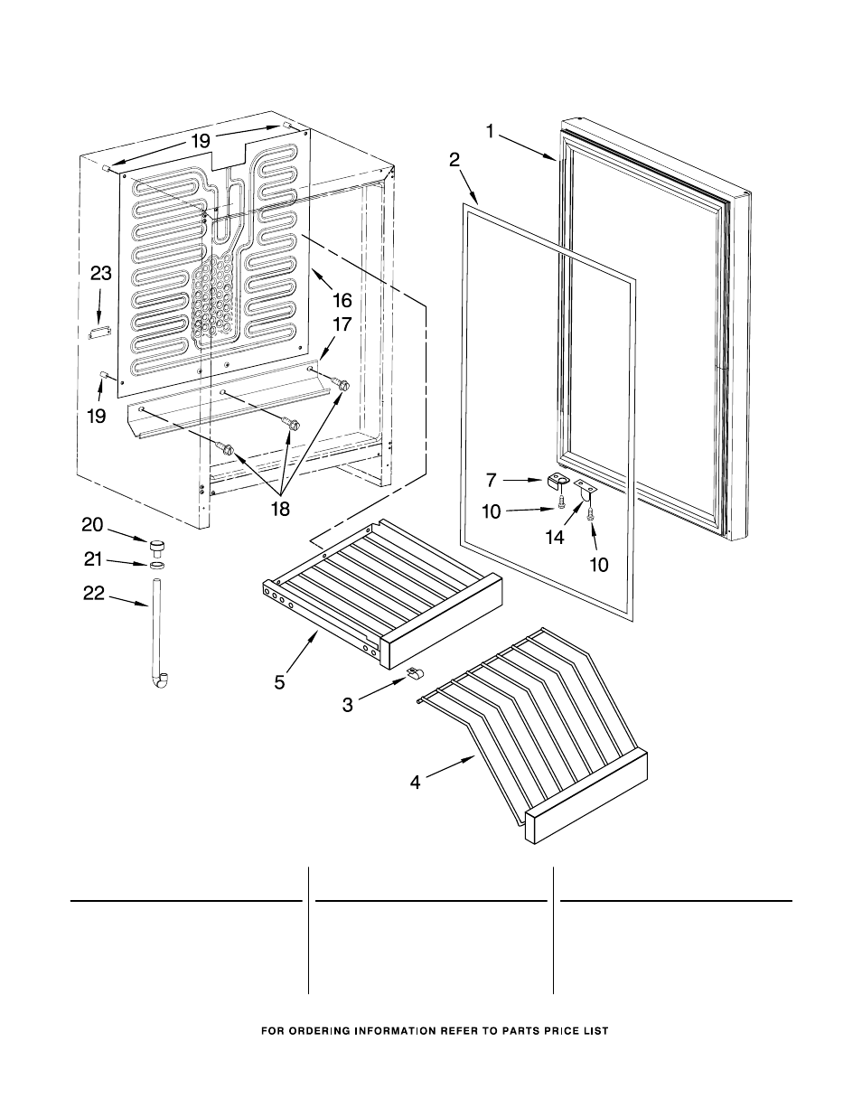 Door and shelf parts | KITCHENAID KUWO244PBL00 User Manual | Page 2 / 3