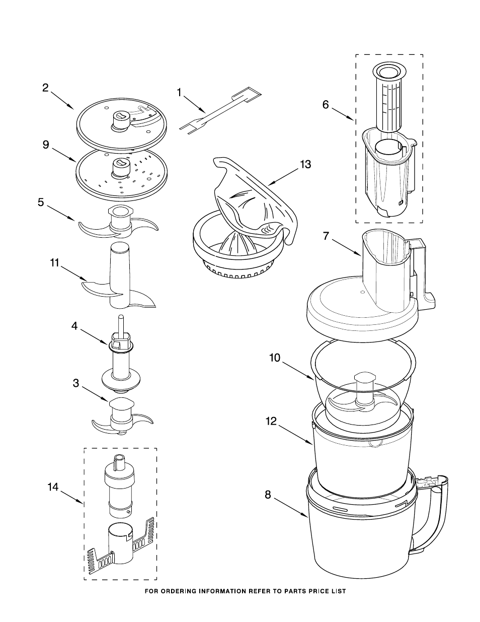 Attachment, Attachment parts | KITCHENAID KFPW760QGCI User Manual | Page 4 / 5