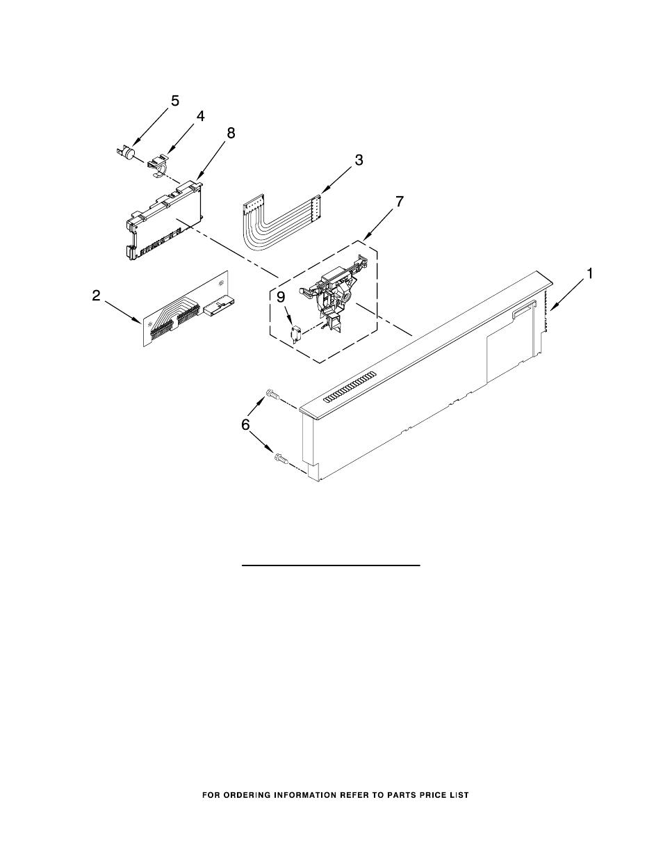 Control panel, Control panel parts | KITCHENAID KUDC20CVSS0 User Manual | Page 2 / 14