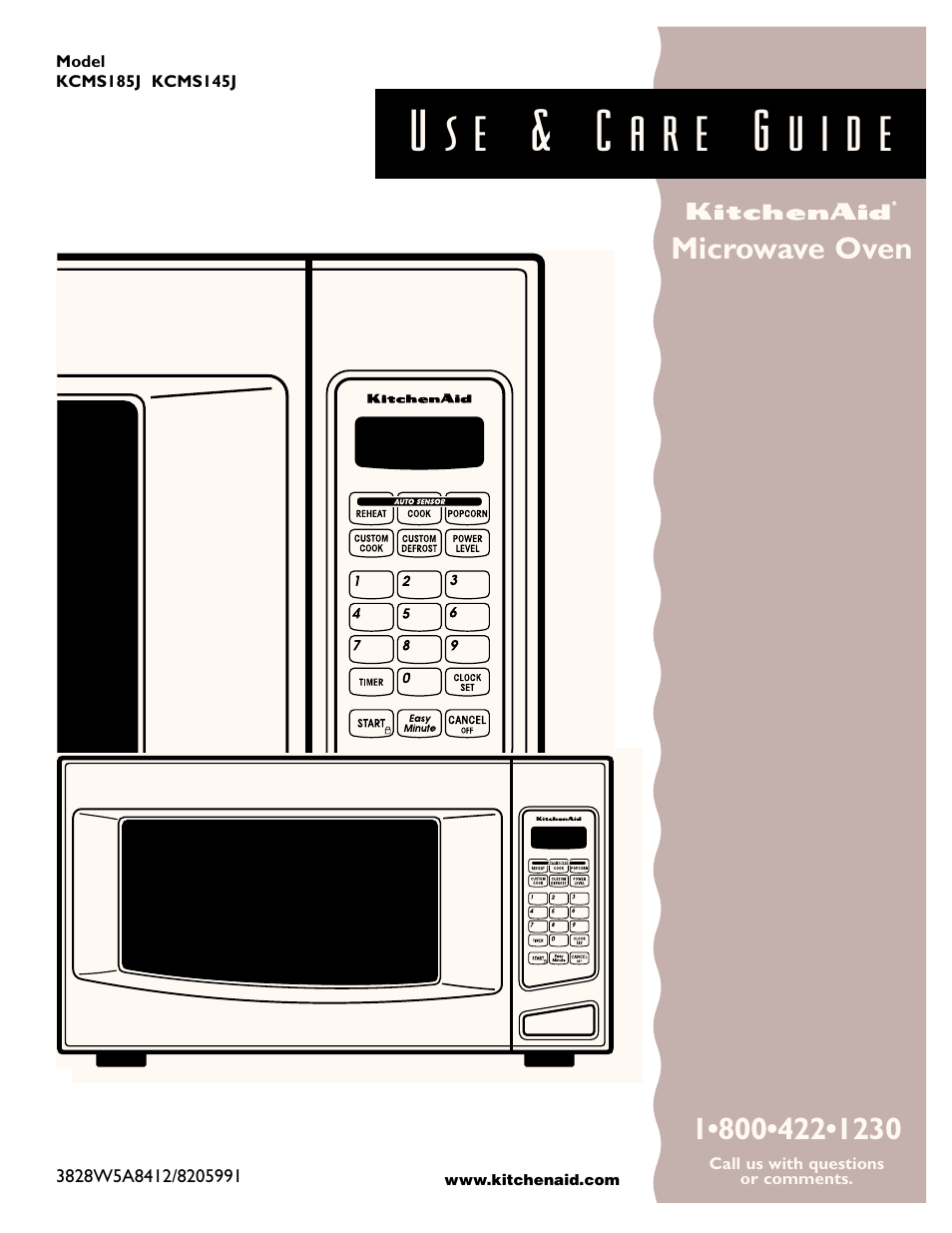 KITCHENAID KCMS185J User Manual | 52 pages