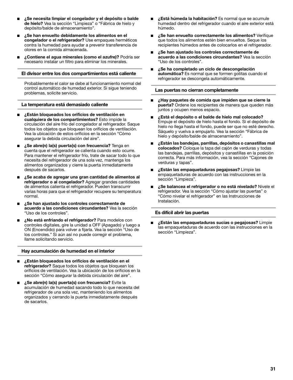 KITCHENAID Bottom-Mount Built-In Refrigerator User Manual | Page 31 / 52