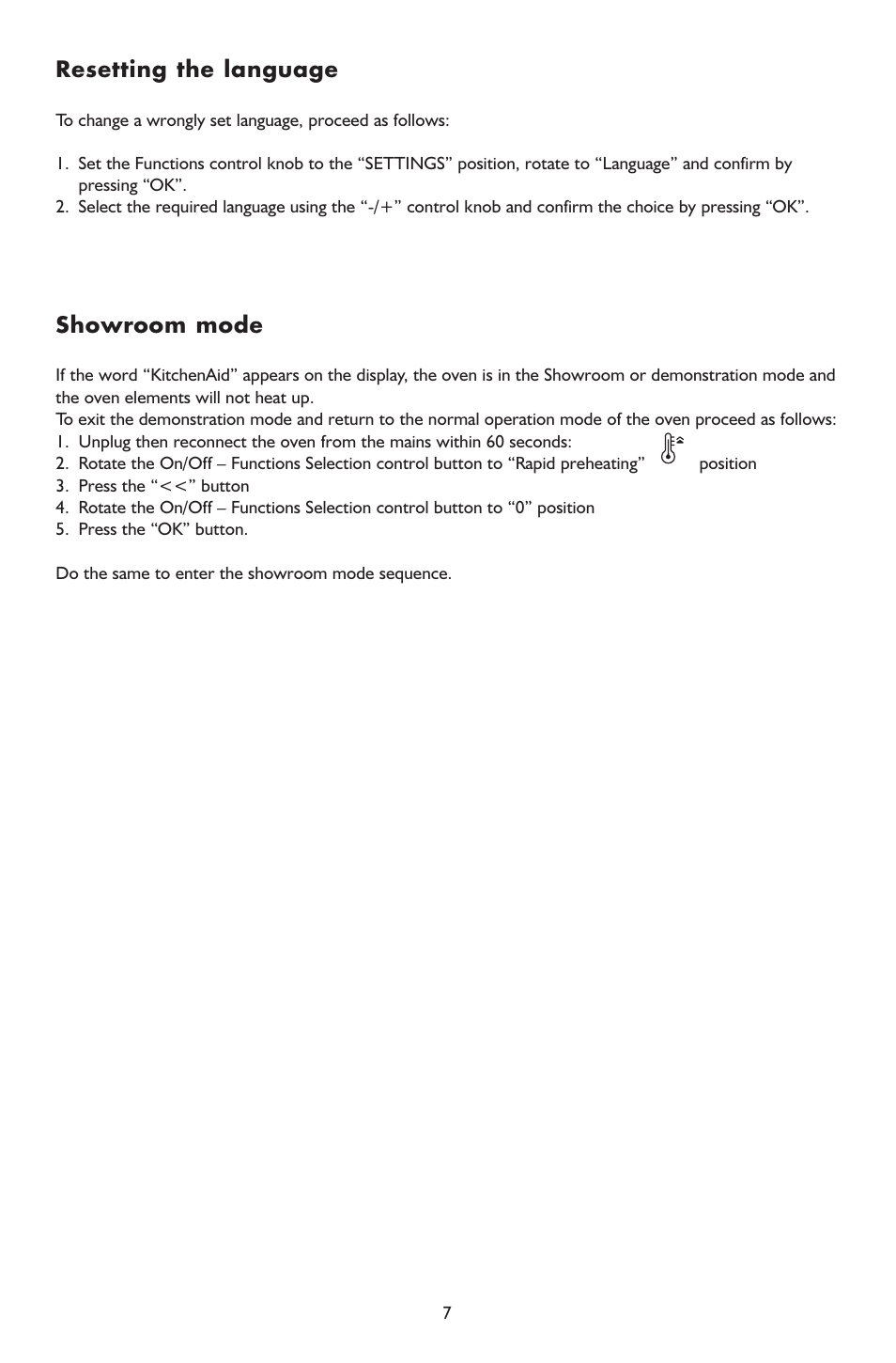 KITCHENAID Kitchen Aid Koss 6610 User Manual | Page 7 / 24