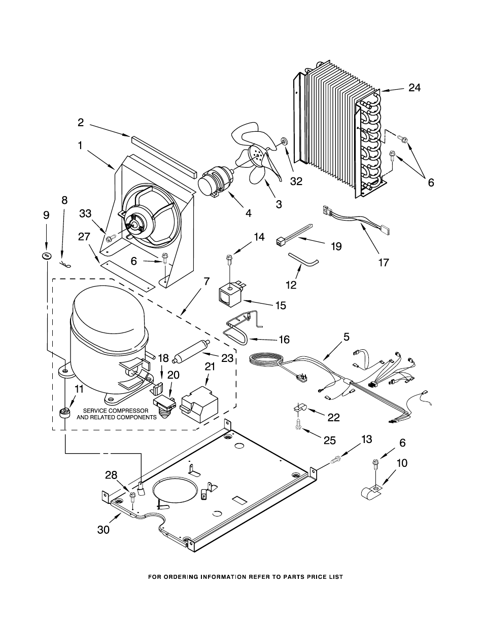 Unit, Unit parts | KITCHENAID KUIS15NRHW8 User Manual | Page 7 / 9