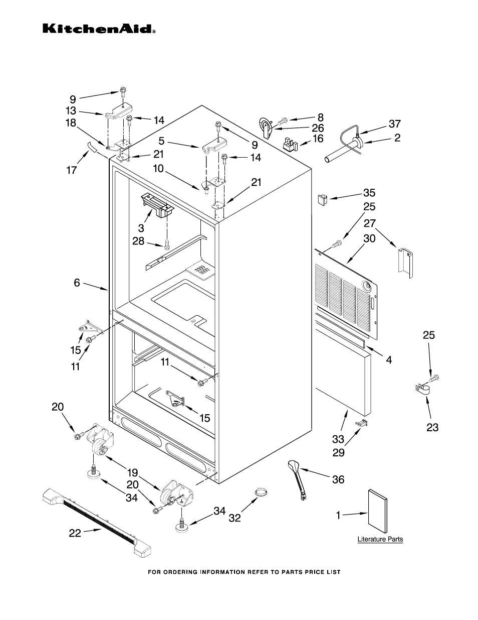 KITCHENAID KBFS25EVMS3 User Manual | 15 pages