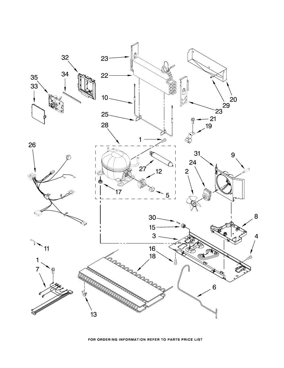Unit, Unit parts | KITCHENAID KBFS25EVMS3 User Manual | Page 9 / 15