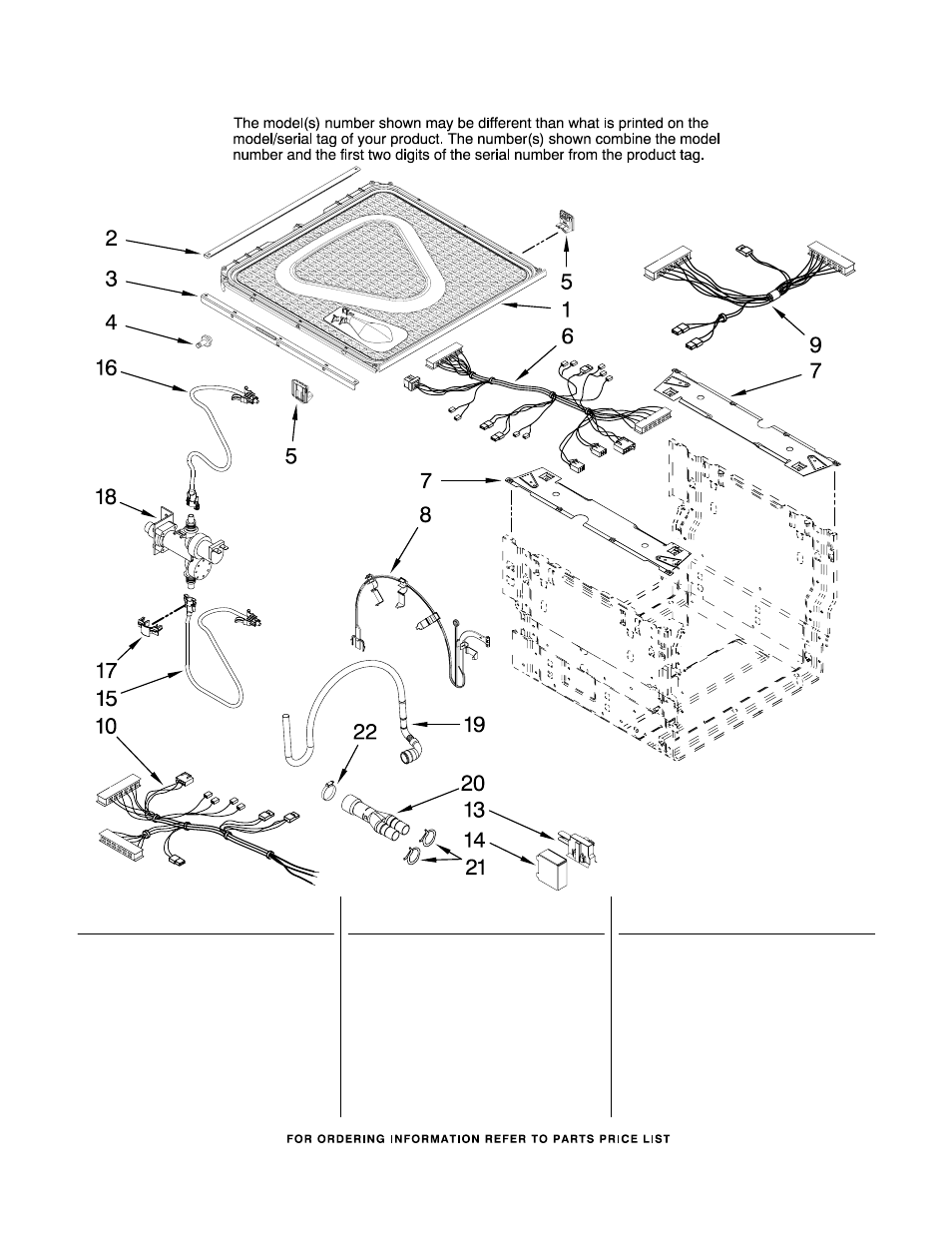 Frame and lid, Frame and lid parts | KITCHENAID KUDD03STWH0 User Manual | Page 7 / 8