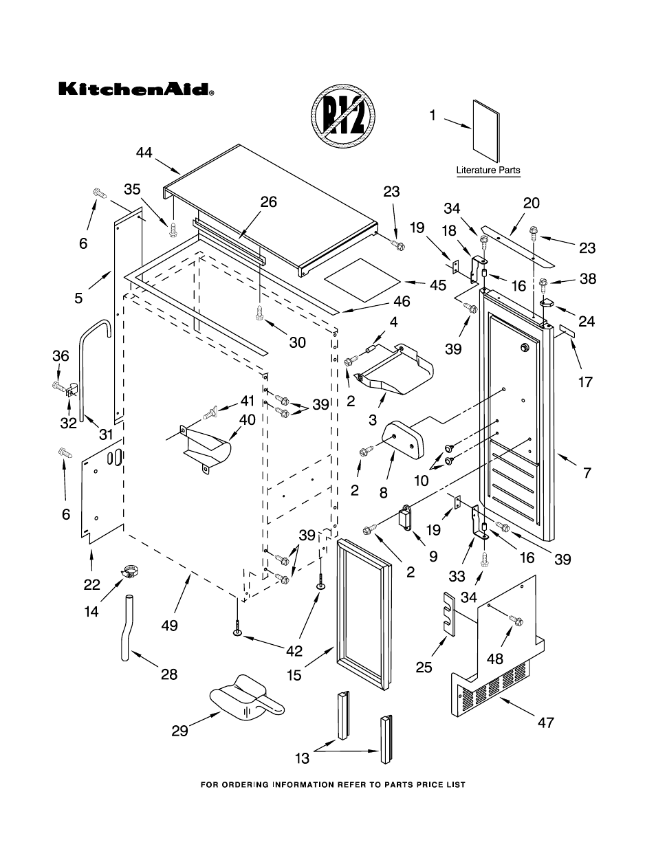 KITCHENAID KUIS155HPB2 User Manual | 8 pages