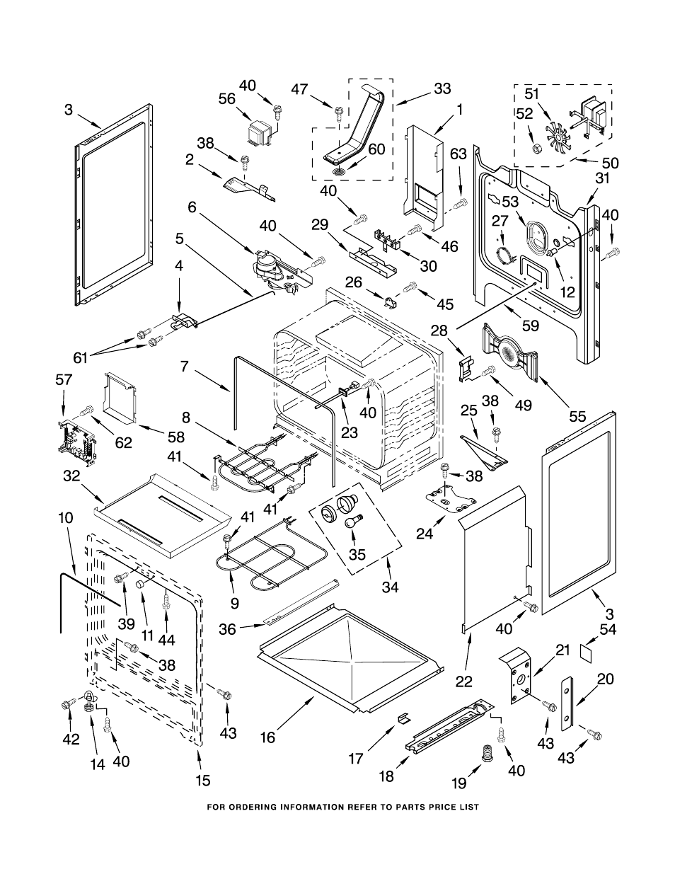 Chassis, Chassis parts | KITCHENAID KERA205PBL2 User Manual | Page 3 / 8