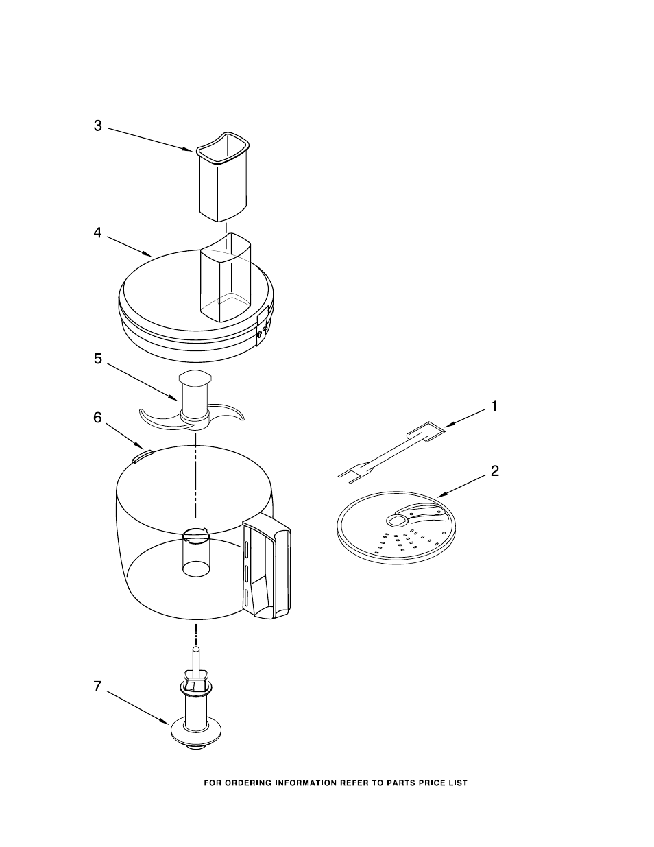 Attachment, Attachment parts, For models: kfp715 | KITCHENAID KFP715ER2 User Manual | Page 4 / 4