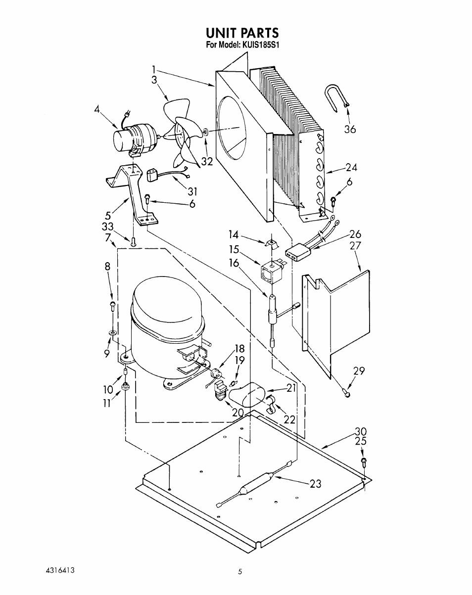 Unit | KITCHENAID KUIS185S1 User Manual | Page 8 / 11
