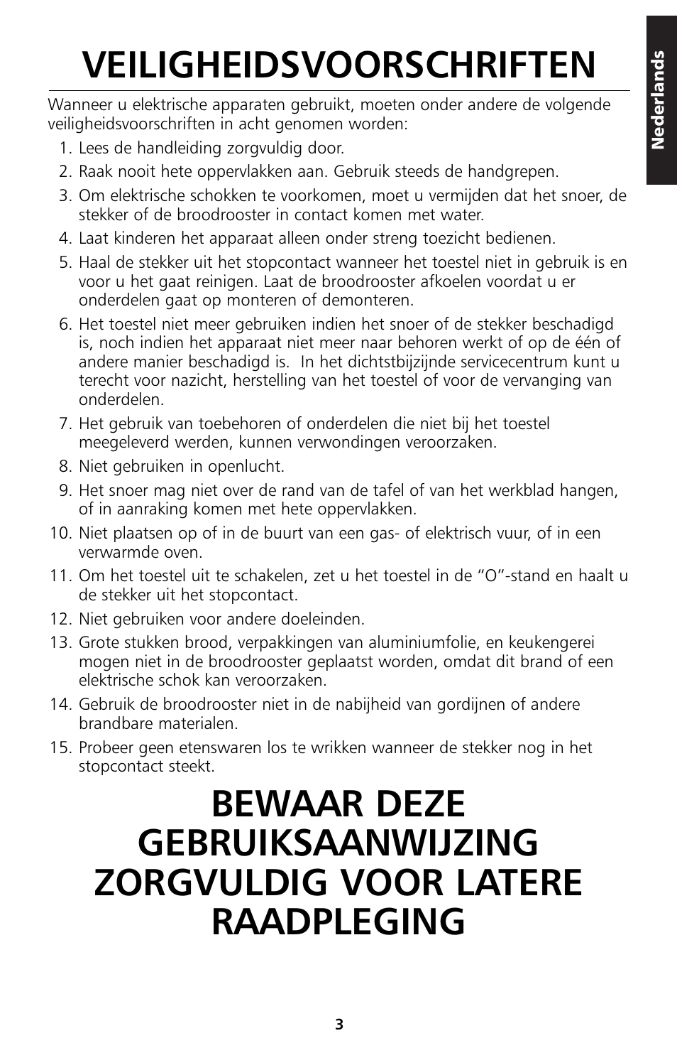 Veiligheidsvoorschriften | KITCHENAID 5KTT890 User Manual | Page 4 / 146