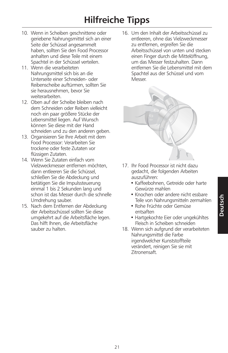 Hilfreiche tipps | KITCHENAID ARTISAN 5KFPM770 User Manual | Page 108 / 367