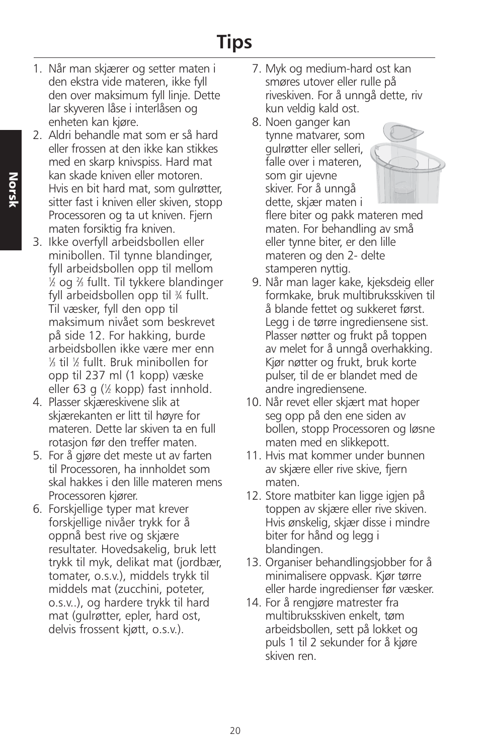 Tips | KITCHENAID ARTISAN 5KFPM770 User Manual | Page 219 / 367