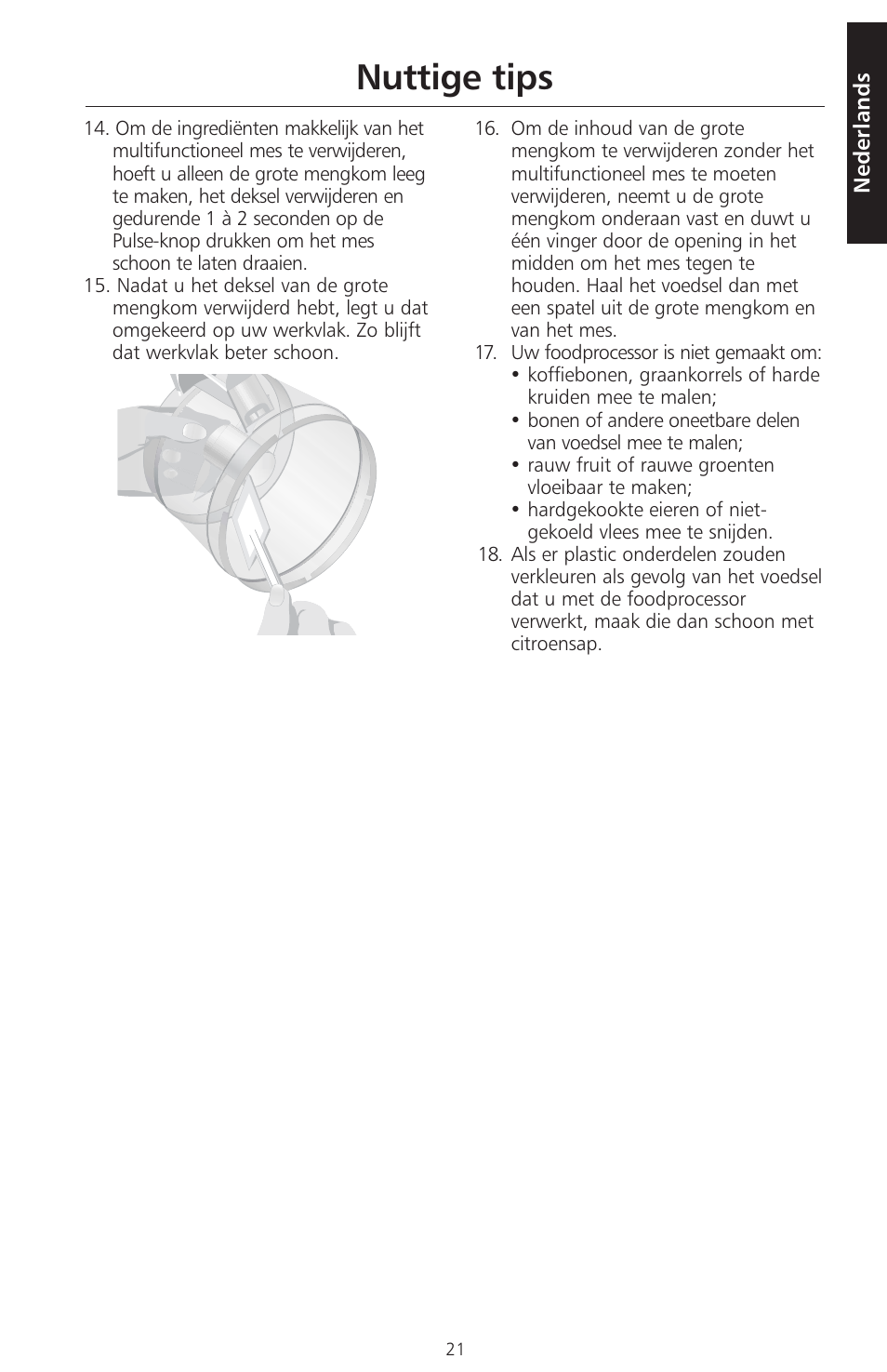 Nuttige tips | KITCHENAID ARTISAN 5KFPM770 User Manual | Page 22 / 367