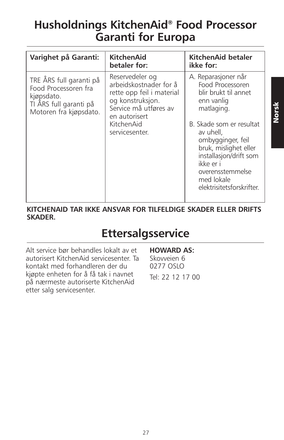 Husholdnings kitchenaid | KITCHENAID ARTISAN 5KFPM770 User Manual | Page 226 / 367