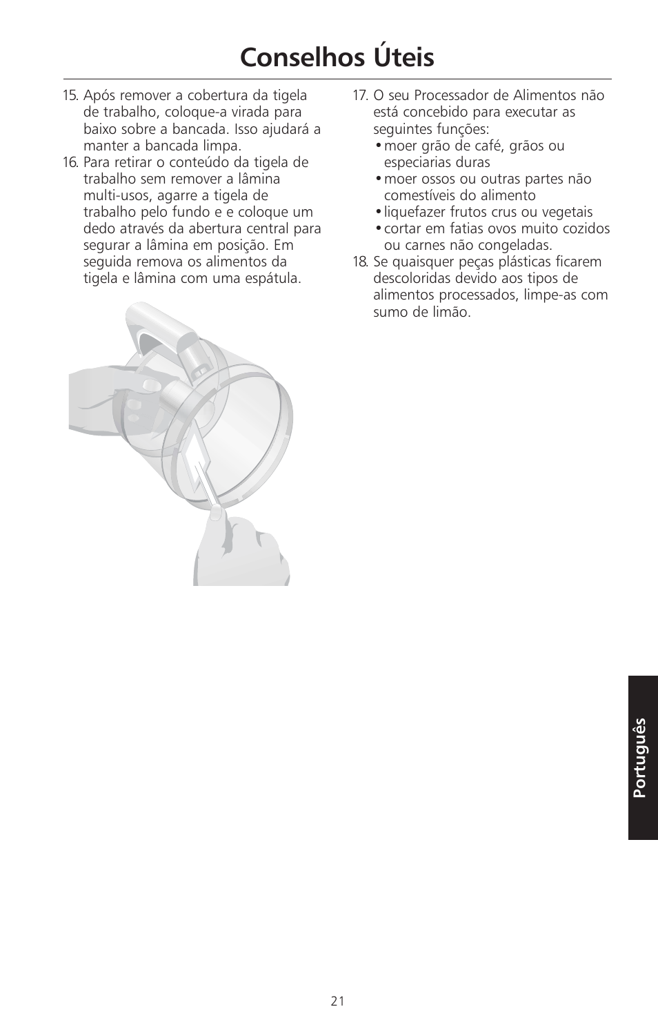 Conselhos úteis | KITCHENAID ARTISAN 5KFPM770 User Manual | Page 304 / 367