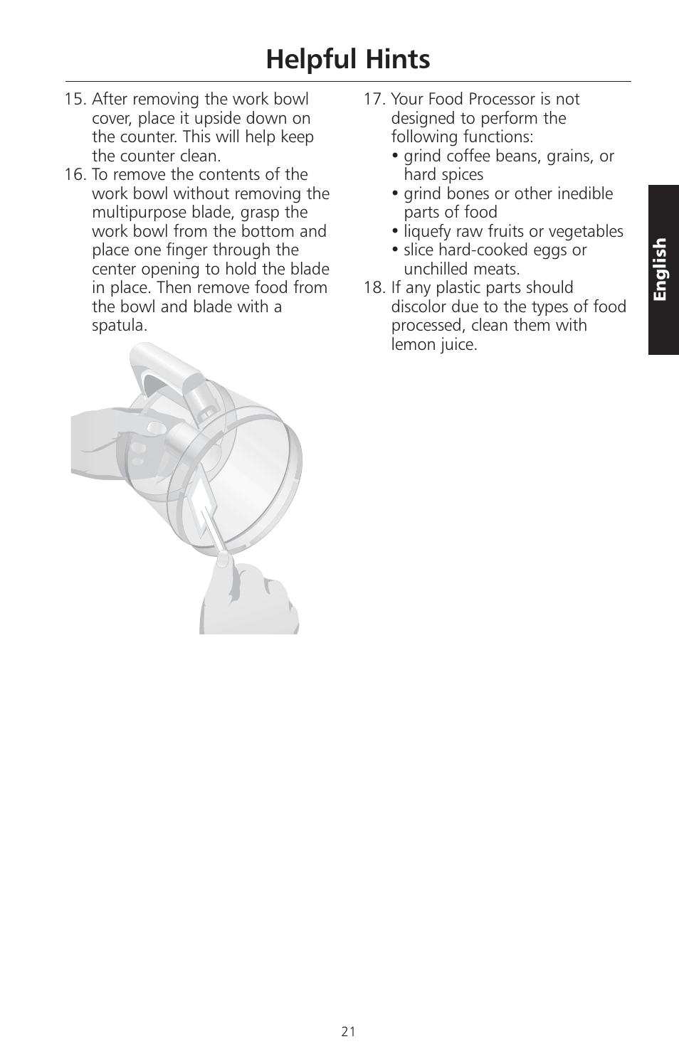 Helpful hints | KITCHENAID ARTISAN 5KFPM770 User Manual | Page 50 / 367