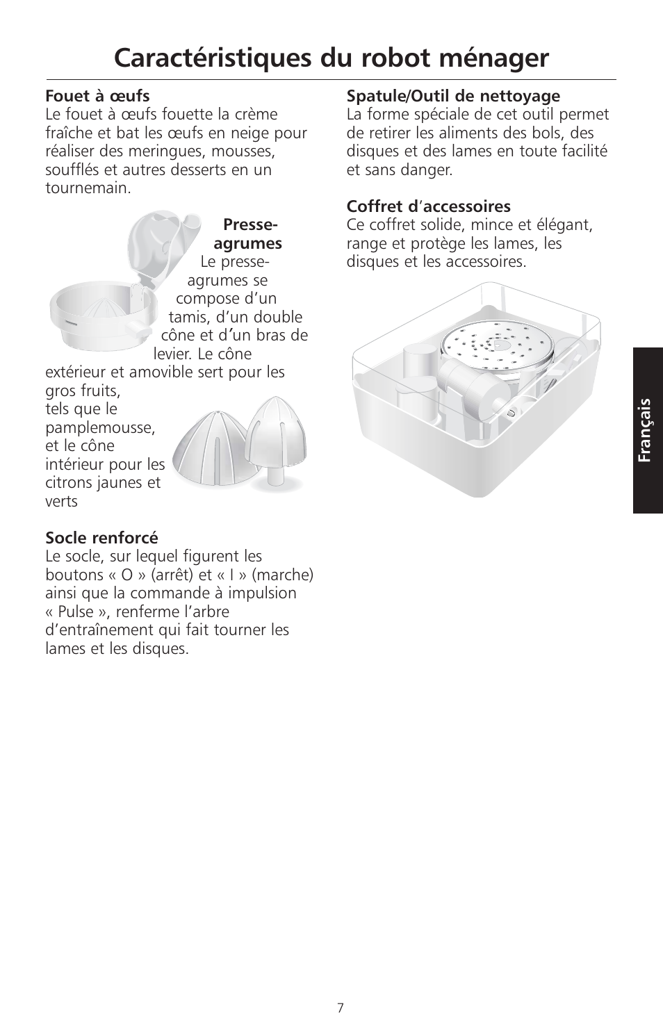 Caractéristiques du robot ménager | KITCHENAID ARTISAN 5KFPM770 User Manual | Page 64 / 367