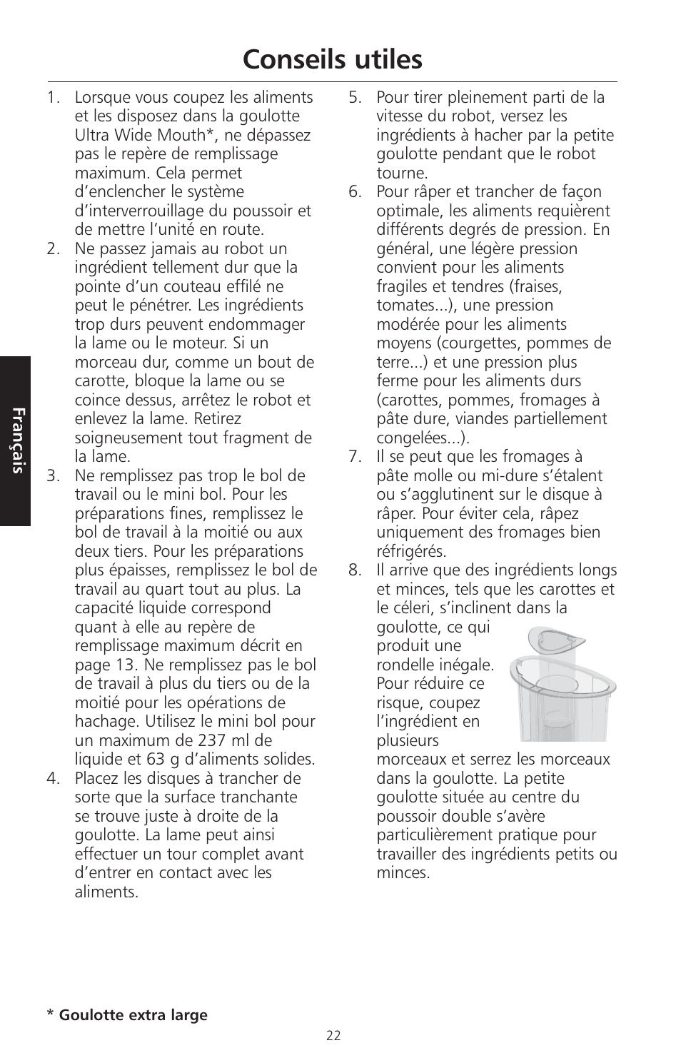 Conseils utiles | KITCHENAID ARTISAN 5KFPM770 User Manual | Page 79 / 367