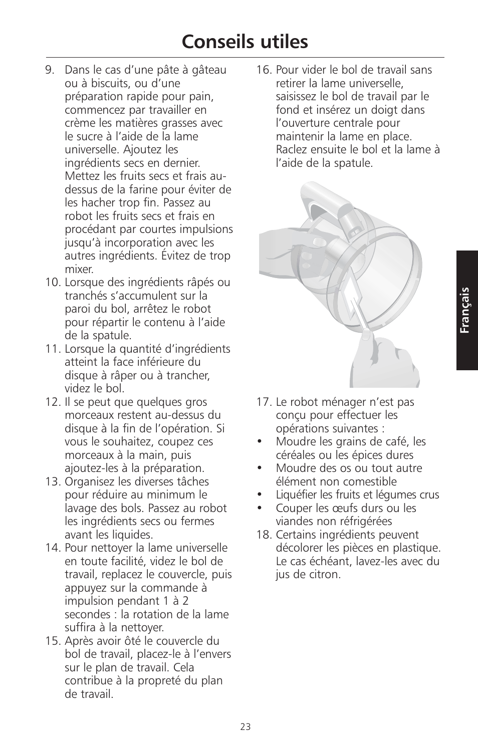 Conseils utiles | KITCHENAID ARTISAN 5KFPM770 User Manual | Page 80 / 367