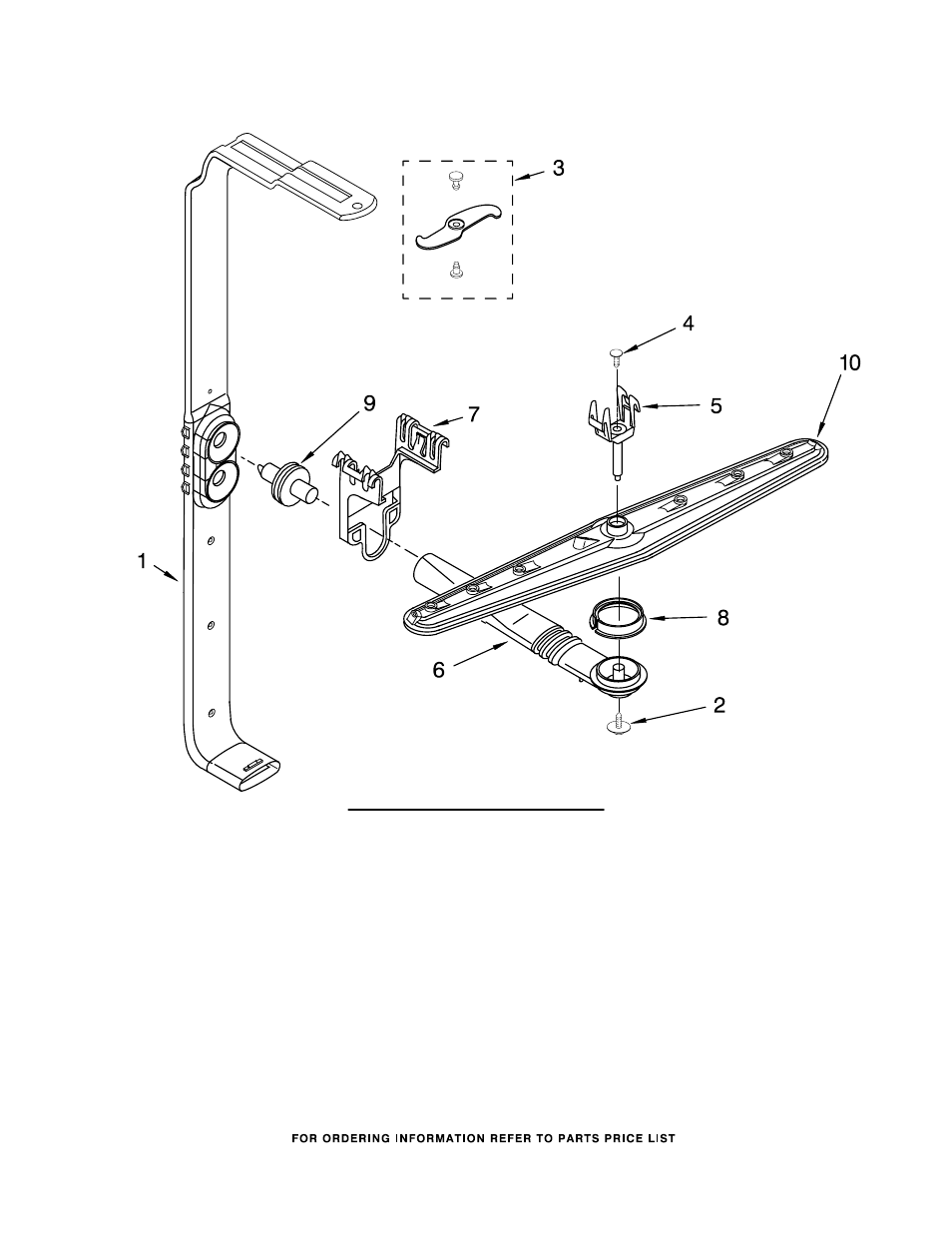 Upper wash and rinse, Upper wash and rinse parts | KITCHENAID KUDS01FLWH1 User Manual | Page 13 / 15