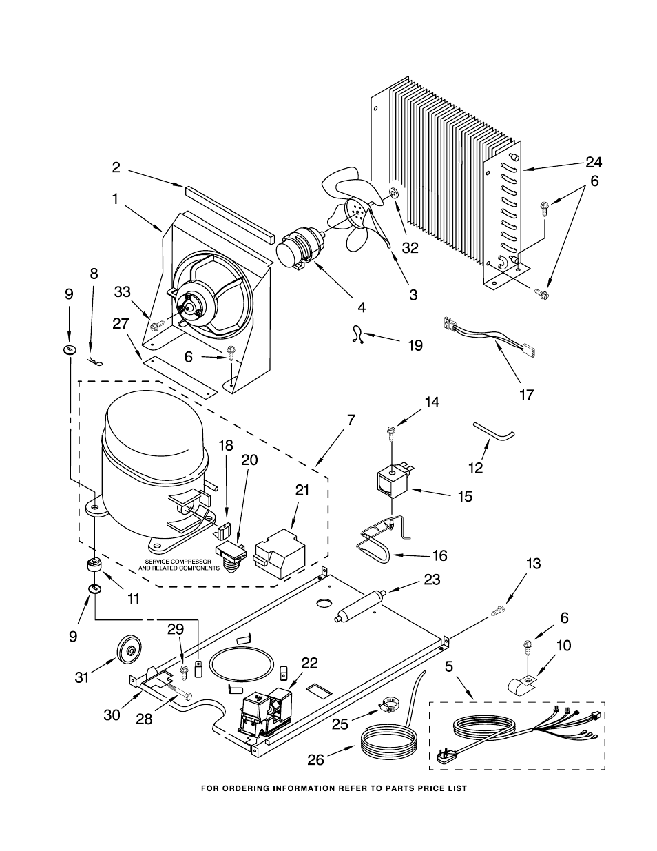 Unit, Unit parts | KITCHENAID KUIS185JPB3 User Manual | Page 7 / 8