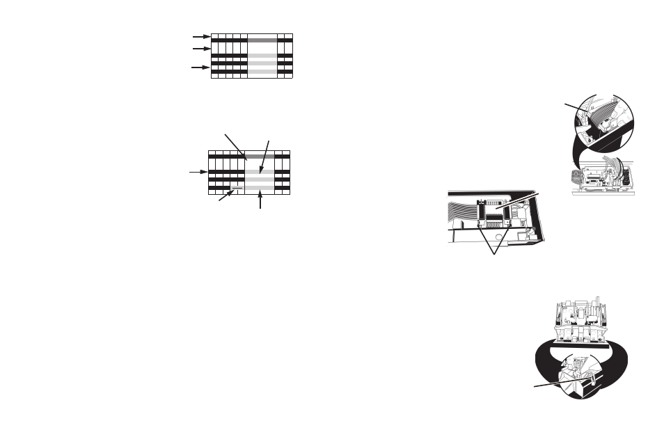 Removing the electronic control board, Removing the door latch assembly, Inset | Quick clean/time saver cycle, Fig. 3-2, inset), Fig. 3-3), Fig. 3-4, inset), Fig. 3-4, Fig. 3-2, Fig. 3-3 | KITCHENAID KUD01 User Manual | Page 19 / 26