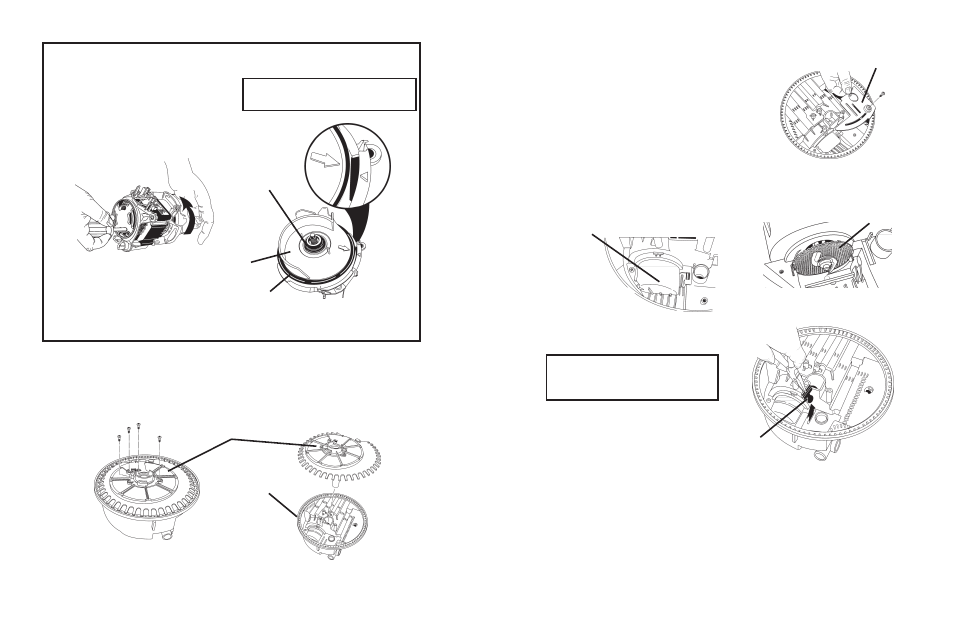 Accessing components in the sump assembly, Removing the impeller from the wash motor | KITCHENAID KUD01 User Manual | Page 26 / 26