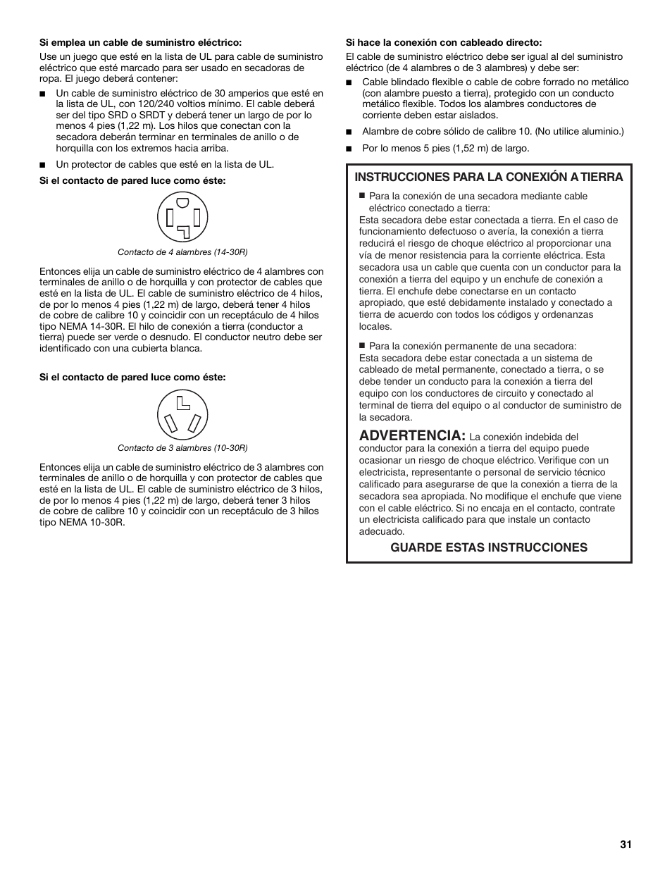 Advertencia | KITCHENAID KEHS01P User Manual | Page 31 / 72
