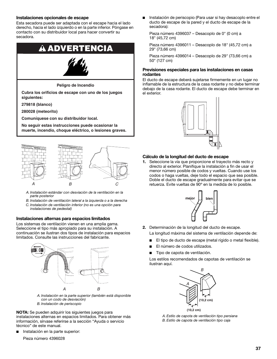 Advertencia | KITCHENAID KEHS01P User Manual | Page 37 / 72