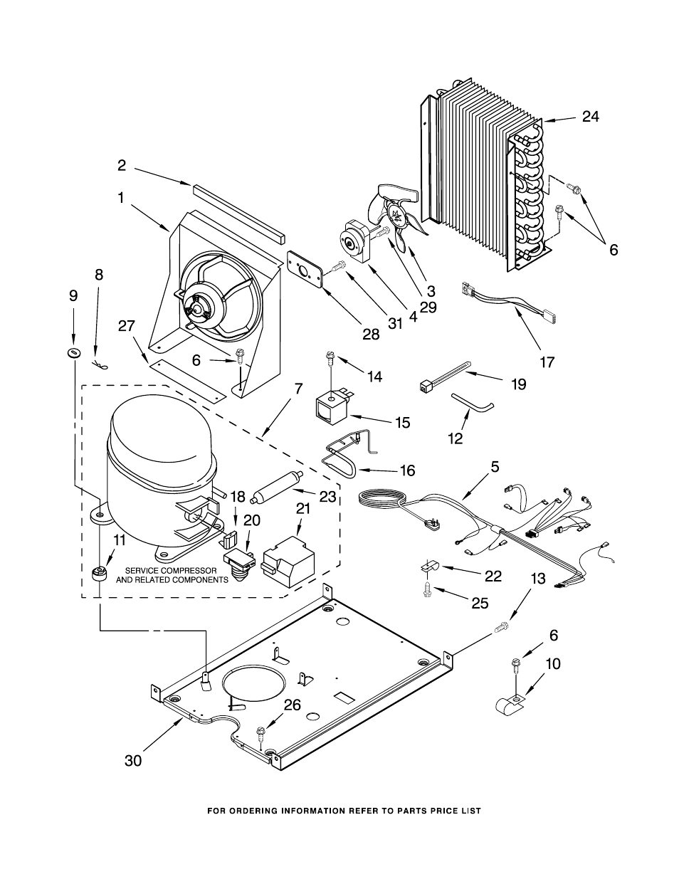 Unit, Unit parts | KITCHENAID KUIC18NNSS0 User Manual | Page 7 / 9