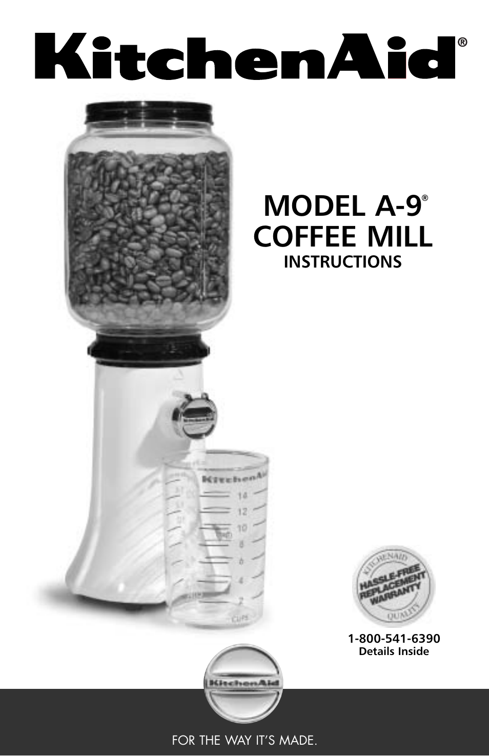 KITCHENAID A-9 User Manual | 16 pages