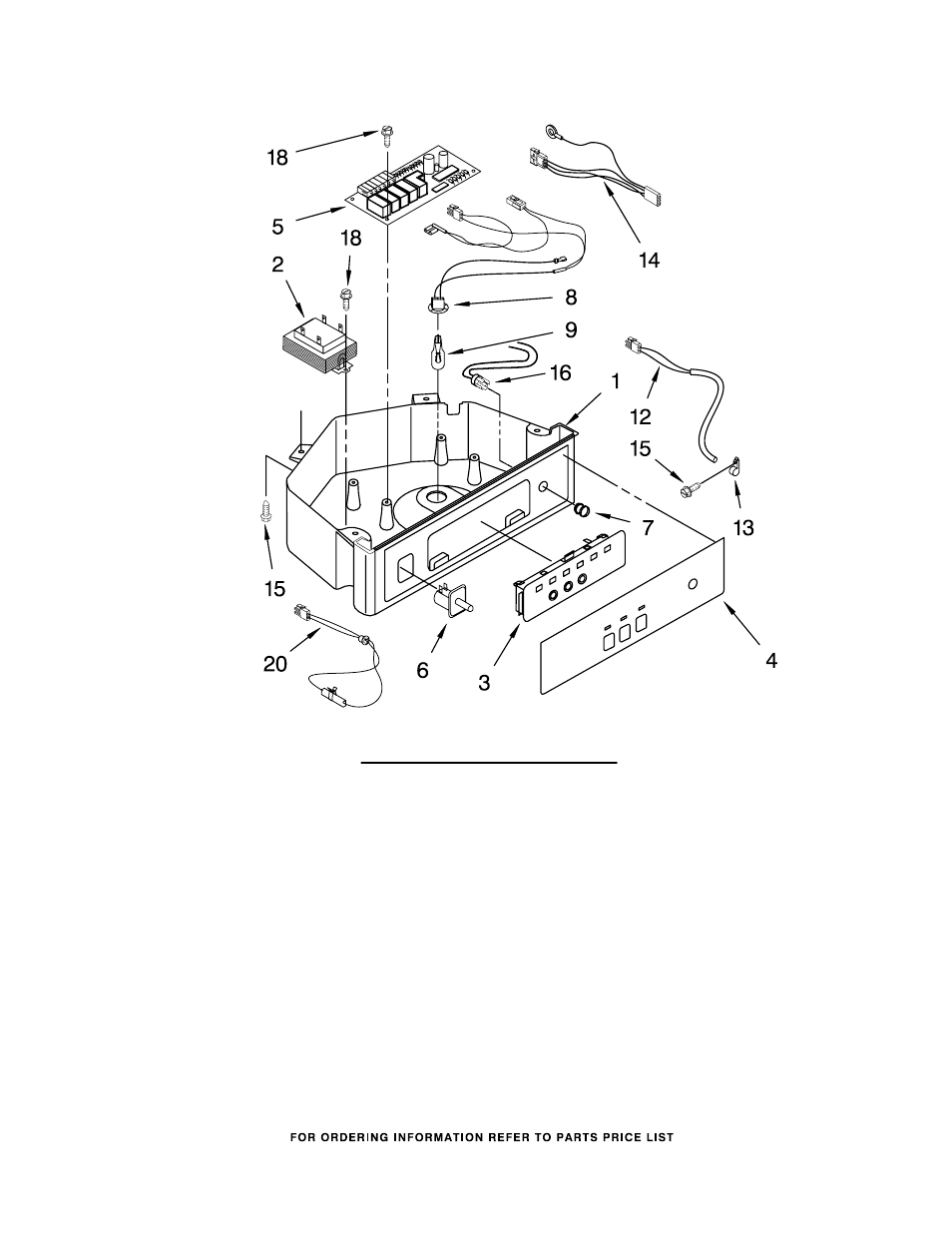 Control panel, Control panel parts | KITCHENAID KUIS18NNJS5 User Manual | Page 6 / 8