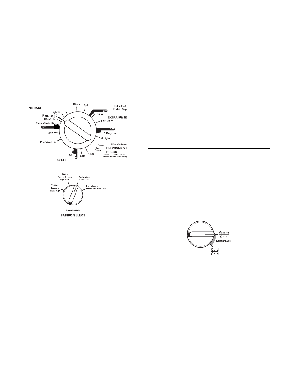 Sensorsure, Temperature control | KITCHENAID KAWS850J User Manual | Page 8 / 15