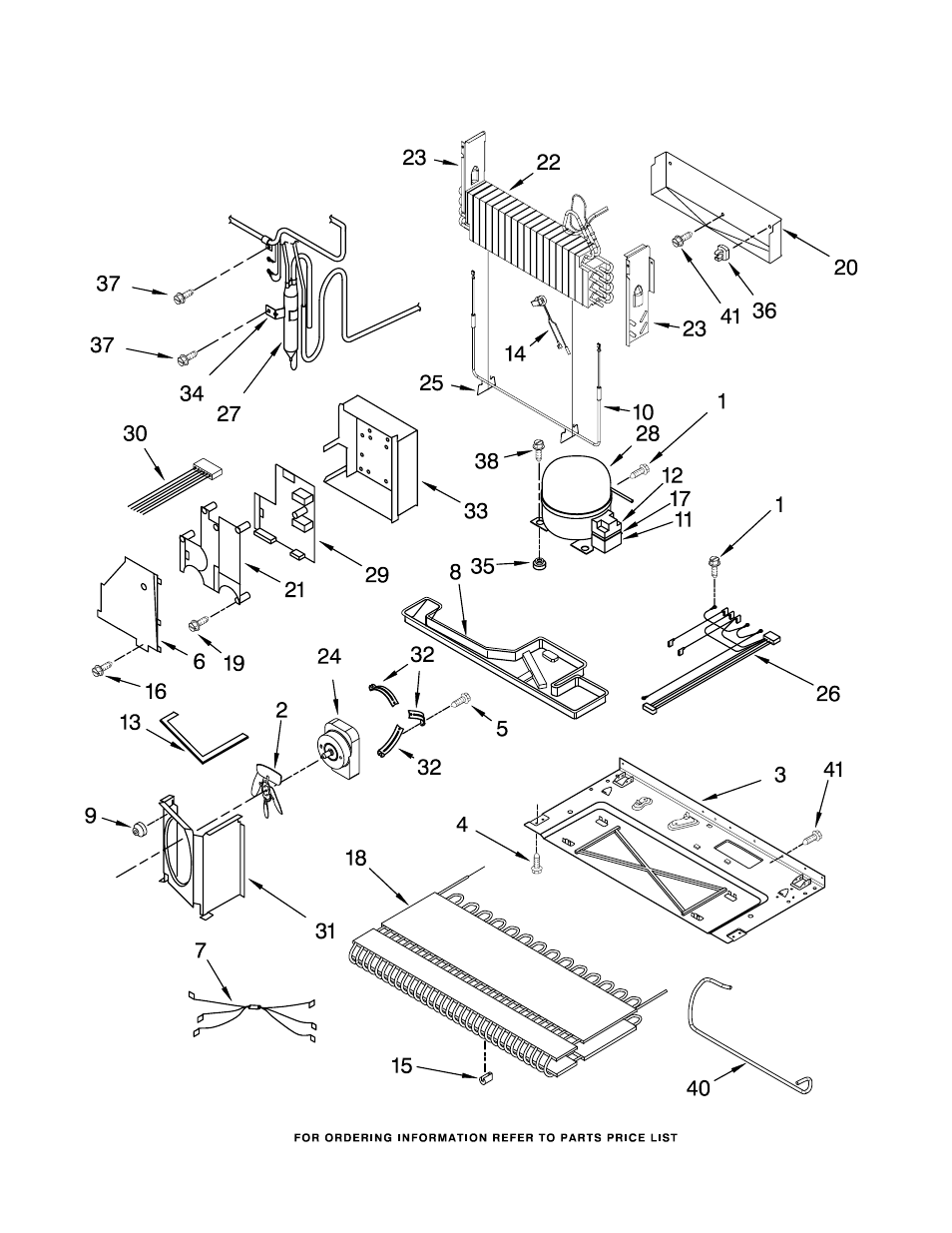 Unit, Unit parts | KITCHENAID KBFL25ETWH00 User Manual | Page 9 / 15