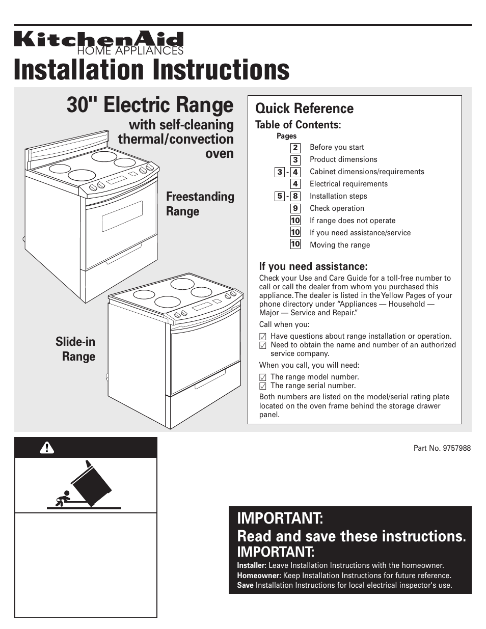 KITCHENAID Convection Oven User Manual | 12 pages