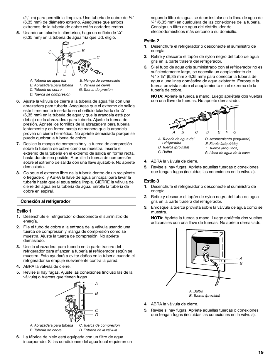 KITCHENAID T2RFWG2 User Manual | Page 19 / 46