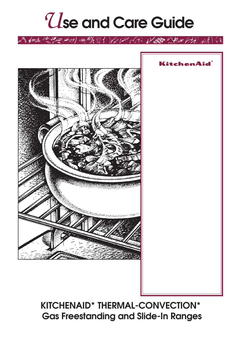 KITCHENAID YKGRT507 User Manual | 71 pages