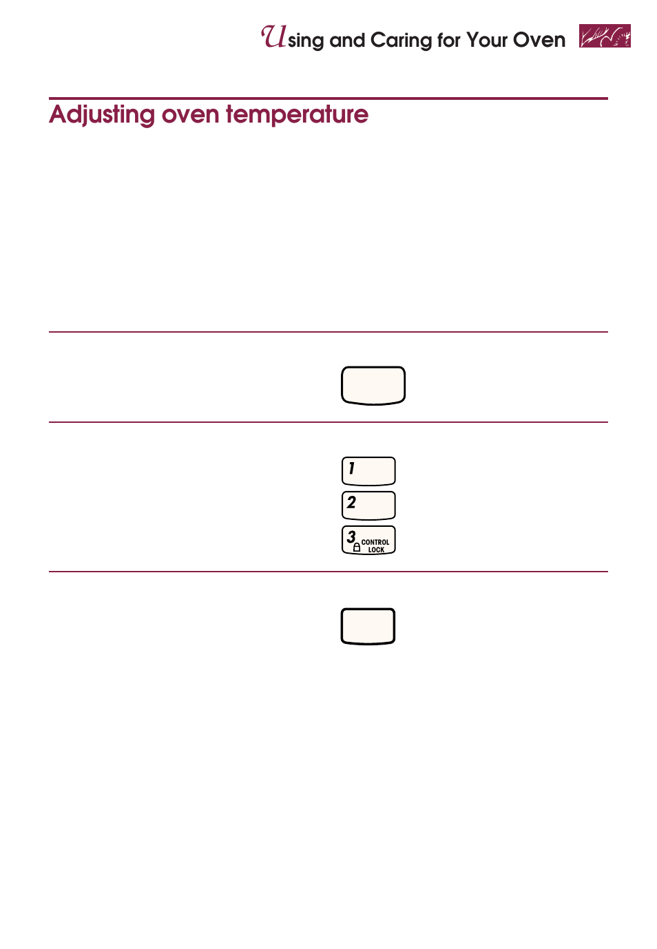 Adjusting oven temperature, Oven, Sing and | Aring for | KITCHENAID YKGRT507 User Manual | Page 37 / 71