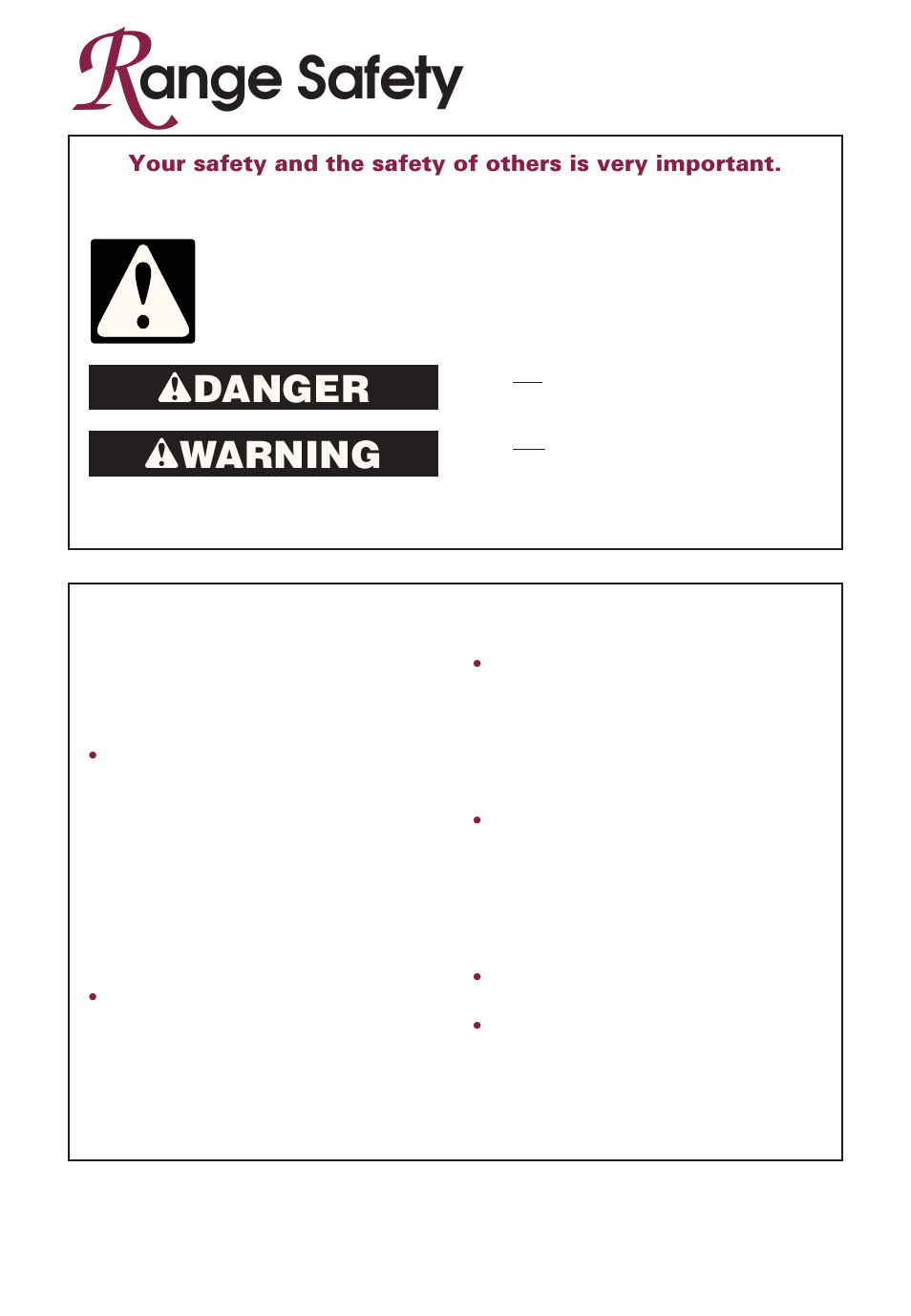 Safety, Ange safety, Wdanger w warning | Save these instructions, Important safety instructions | KITCHENAID YKGRT507 User Manual | Page 4 / 71