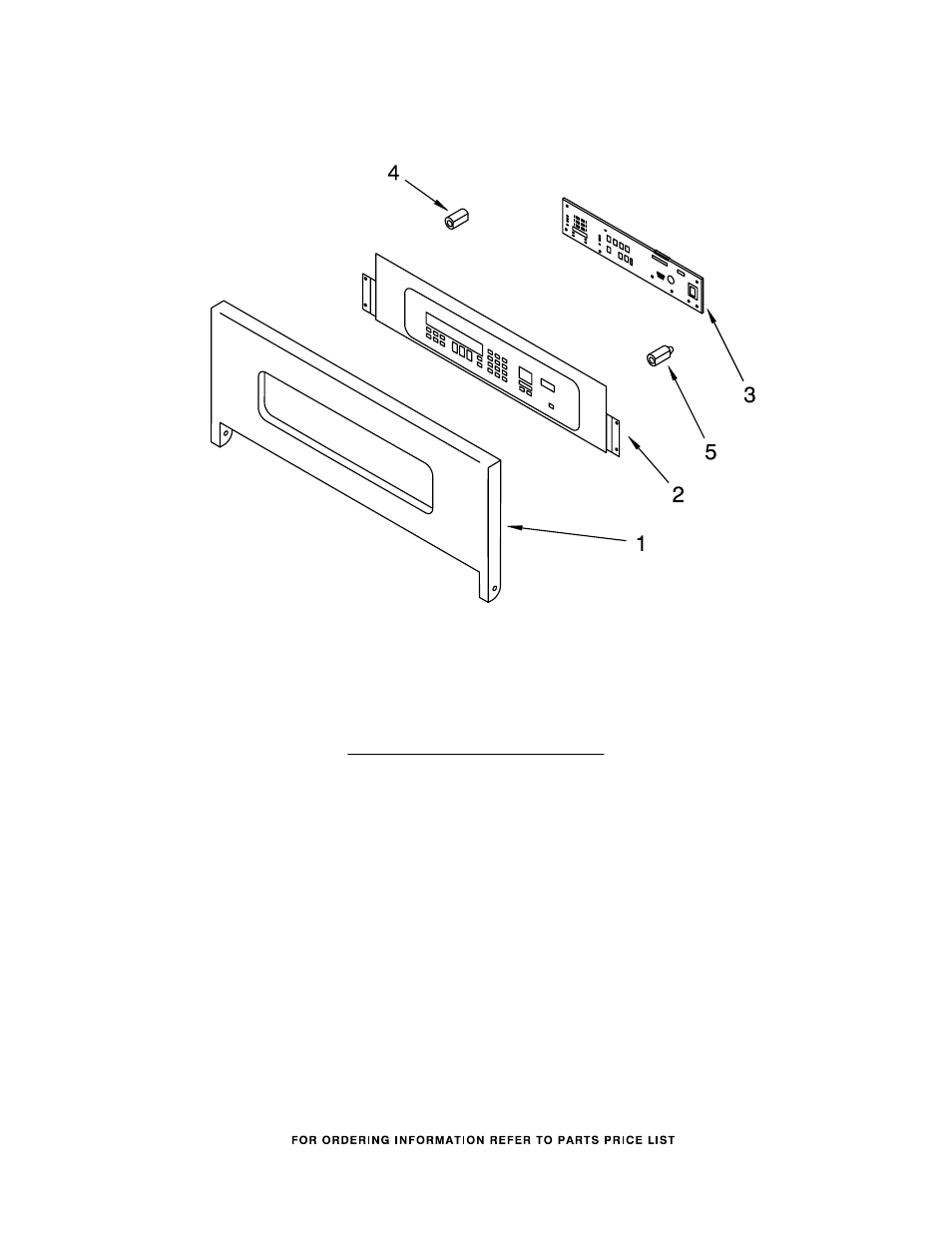 Control panel, Control panel parts | KITCHENAID KEBC147KBL0 User Manual | Page 3 / 7