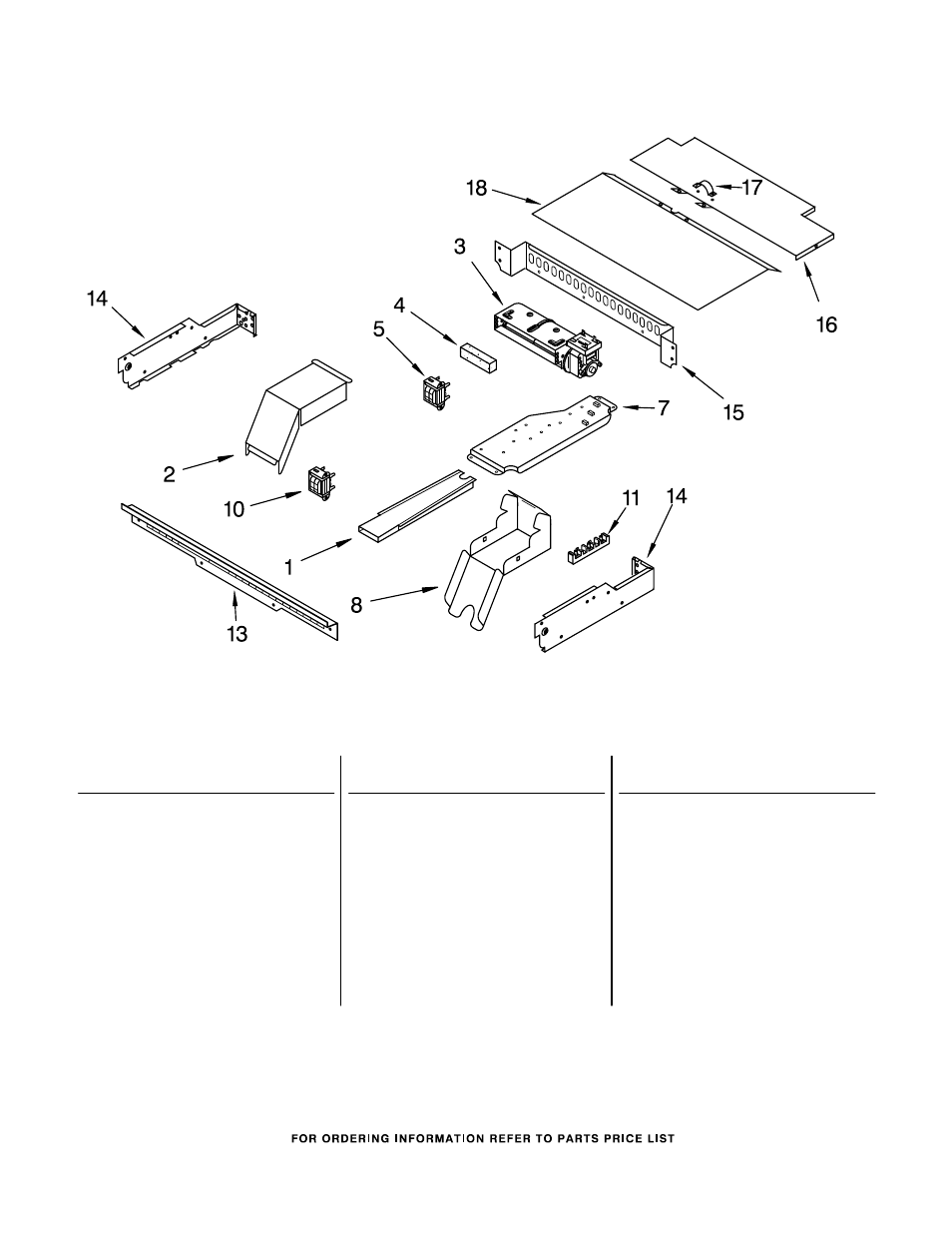 Top venting, Top venting parts | KITCHENAID KEBC147KBL0 User Manual | Page 6 / 7