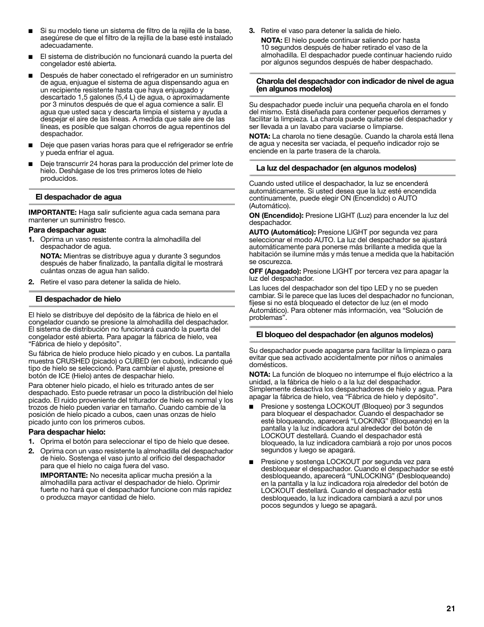KITCHENAID 2308392 User Manual | Page 21 / 44