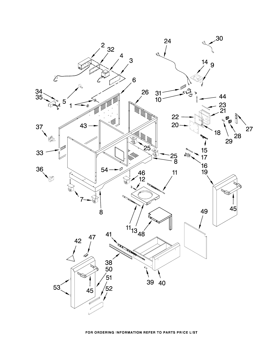 Base, Base parts | KITCHENAID KFRU488VSS00 User Manual | Page 3 / 10