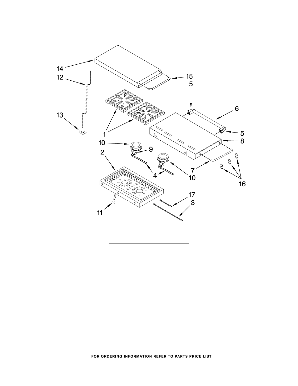 Side burner, Side burner parts | KITCHENAID KFRU488VSS00 User Manual | Page 9 / 10